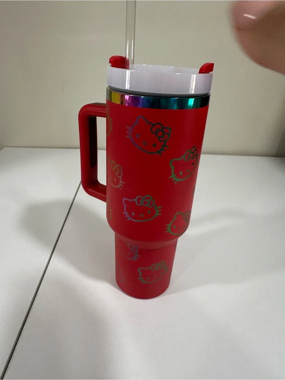 Stanley Red Hello Kitty Insulated Travel Mug with Handle